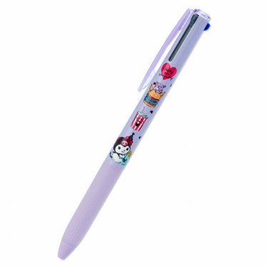 Kuromi Pilot Super Grip 3-color Ballpoint Pen Sanrio Japan Official w/Tracking #
