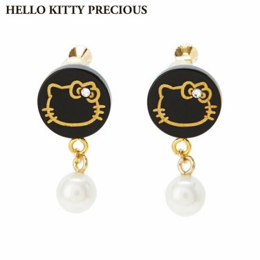 Hello Kitty Earrings Pearl (HELLO KITTY PRECIOUS) Sanrio Japan Official Track #