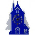 Moomin Characters Oy Ltd Silhouette Clock Moomin Mansion Kawaii w/ Tracking #