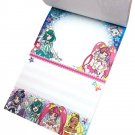 Star Twinkle Precure B7 Mini Memo Pad 1 Sticker Sheet Made in Japan