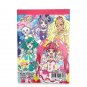 Star Twinkle Precure B7 Mini Memo Pad 1 Sticker Sheet Made in Japan