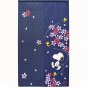 Snoopy Peanuts Noren Door Curtain Sakura Cherry Blossom Blooming Japanese Official Kawaii Goods
