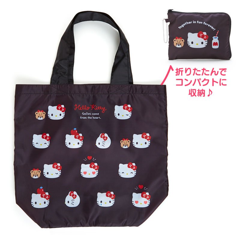 Hello Kitty Eco bag with a pouch Sanrio Japan Official Goods