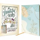 NIV, Beautiful Word Coloring Bible, Large Print, Leathersoft over Board, Teal