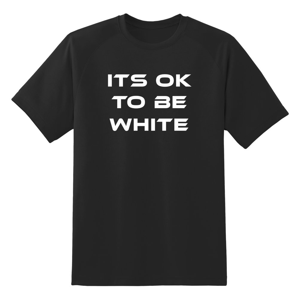 Its Okay To Be White Logo Gildan T Shirt S-2XL free shipping