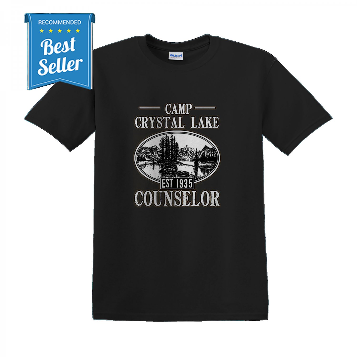 Camp Crystal Lake Counselor 1935 Summer TV Parody Gildan T Shirt S-2XL ...