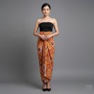 New Kembang Ukel Coklat Exclusive Traditional Wrap Skirt Indonesia