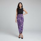 New Lilit Tara Purple Exclusive Traditional Wrap Skirt Indonesia