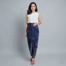 New LIlit Charles Kawung Navy Exclusive Traditional Wrap Skirt Indonesia