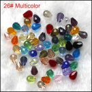 Teardrop Faceted Crystal Rhinestone Glass Loose Spacer Beads 7x5mm 12x8mm U Pick