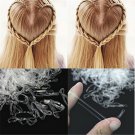 1000 Pcs Mini Clear Rubber Hair Elastic Braids Plaits Bands For Hair Styling