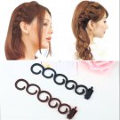 1 Set Magic Hair Twist Fashion Styling Braid Clip Stick Plastic Resin Tool