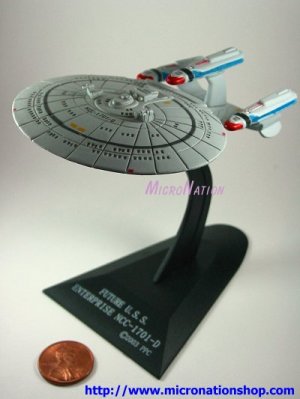 Furuta Star Trek Vol. 2 Mini USS Enterprise NCC-1701D F