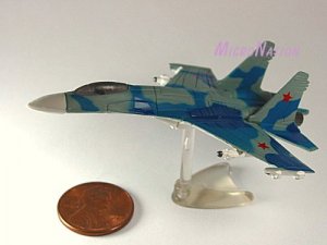 Furuta War Planes Miniature Model #21 Su-27 Flanker