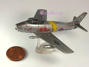 Furuta War Planes Miniature Model #26 North American Aviation F-86 Sabre