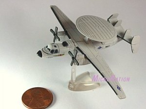 Furuta War Planes Miniature Model #32 Grumman E-2 Hawkeye