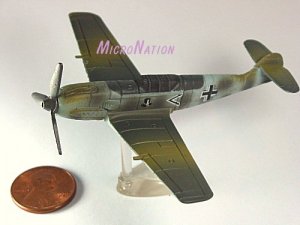 Furuta War Planes Miniature Model #35 Messerschmitt BF109E