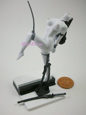 #BW07 Eropon Adult Figure Collection 2 Sexy SM Bondage Miniature Figure Black & White Version