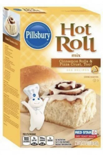 Pillsbury Hot Roll Mix 16 oz Cinnamon Rolls or Pizza Crust