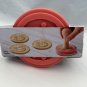 Rosanna Pansino Nerdy Nummies Cookie Stamp by Wilton - Pink Wood