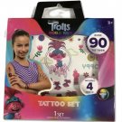 DreamWorks Trolls World Tour-Tattoo Set Over 90 Tattoos! 4 Sheets New