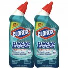 Clorox Bathroom Cleaner Clinging Gel - Cool Wave- 2 x 24 fl oz