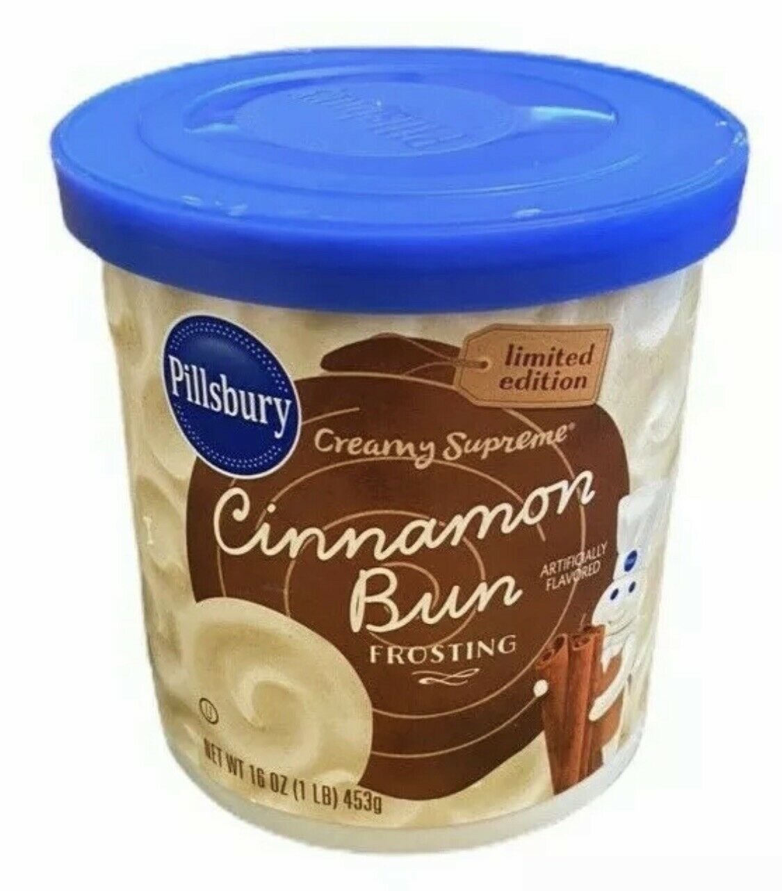 Pillsbury Limited Edition Creamy Supreme Cinnamon Bun Frosting 16oz