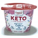 6 Duncan Hines Keto Friendly Birthday Cake Mix Cups Low carb