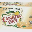 Canada Dry Mandarin Orange Sparkling Seltzer Water 12oz -NEW! 8pk