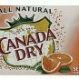 Canada Dry Mandarin Orange Sparkling Seltzer Water 12oz -NEW! 8pk