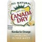 Canada Dry Mandarin Orange Sparkling Seltzer Water 12oz -NEW! 8pk