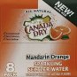 Canada Dry Mandarin Orange Sparkling Seltzer Water 12oz -NEW! 8pk