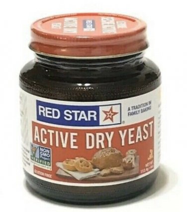 Active Dry Yeast - Red Star,4 oz jar. EXP:03/2022 Fresh for Baking