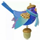 Four Calling Birds 2014 Hallmark Ornament Twelve Days of Christmas #4 Blue Bird