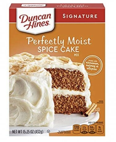 Spice Cake - Duncan Hines Signature Perfectly Moist Spice Cake Mix 15.25 oz