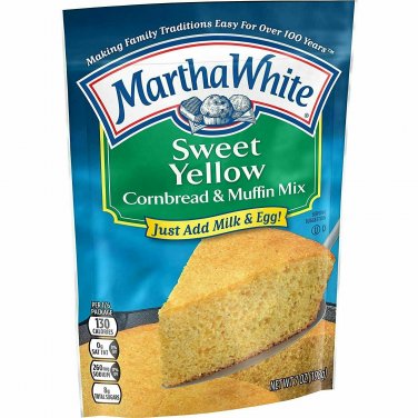 Martha White Sweet Yellow Cornbread and Muffin Mix, 7 oz