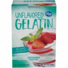 UNFLAVORED GELATIN 8 oz -  32 - 1/4 oz envelopes Compare To Knox  Kroger Brand