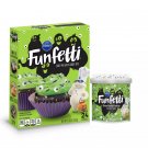 Pillsbury Funfetti Slime Cake Baking Mix and Monster Eye Frosting Halloween Fun