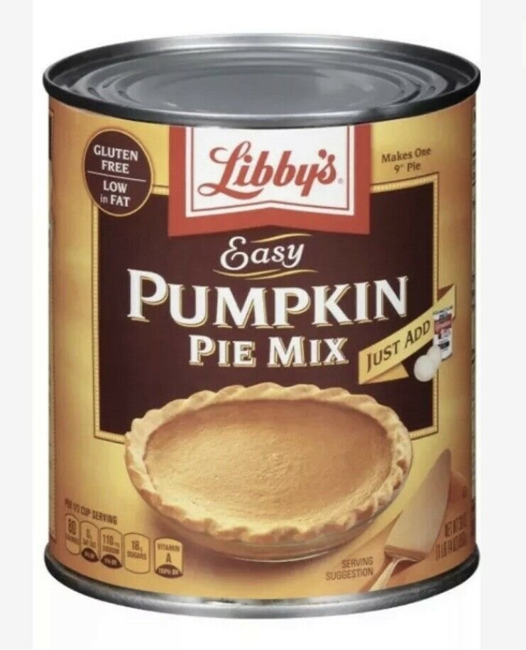 Libbys Pumpkin Pie Mix 4 Cans 30 Oz Gluten Free 4 Pack