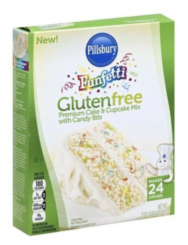 Pillsbury Funfetti  Cake & Cupcake Mix with Candy Bits - GLUTEN FREE