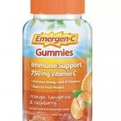 Emergen-C Immune Support  Vitamin C Orange Tangerine Raspberry 45 Gummies 750mg