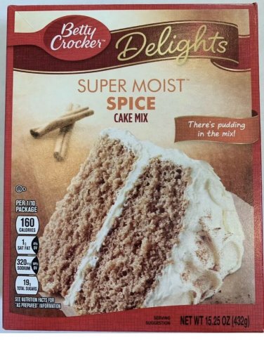 Betty Crocker Super Moist Spice Cake Mix 15.25 Oz.