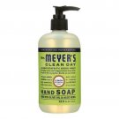 Meyer's Clean Day 12.5 Oz. Lemon Liquid Hand Soap Mrs. Meyers Soap Pump