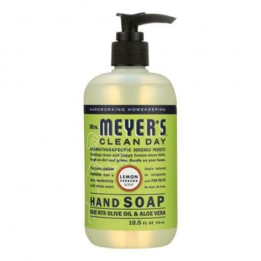 Meyer's Clean Day 12.5 Oz. Lemon Liquid Hand Soap Mrs. Meyers Soap Pump
