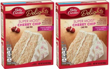 Cherry Chip Cake Mix Betty Crocker Delights Super Moist Cherry Chip Cake Mix 15oz