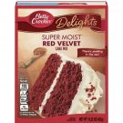 Betty Crocker Cake Mix Super Moist Delights Red Velvet w/ Pudding in the Mix