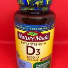 Nature Made Vitamin D3 Softgels Immune Support, 5000 I.U (125mcg), 100 Count