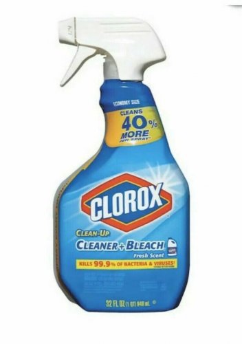 Clorox Clean-Up All Purpose Cleaner with Bleach, Spray Bottle, Fresh Scent, 32 Oz