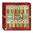 Pez Candy Twelve Days of Christmas Ornaments Mini Dispensers with 12 Rolls Candy