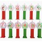 Pez Candy Twelve Days of Christmas Ornaments Mini Dispensers with 12 Rolls Candy